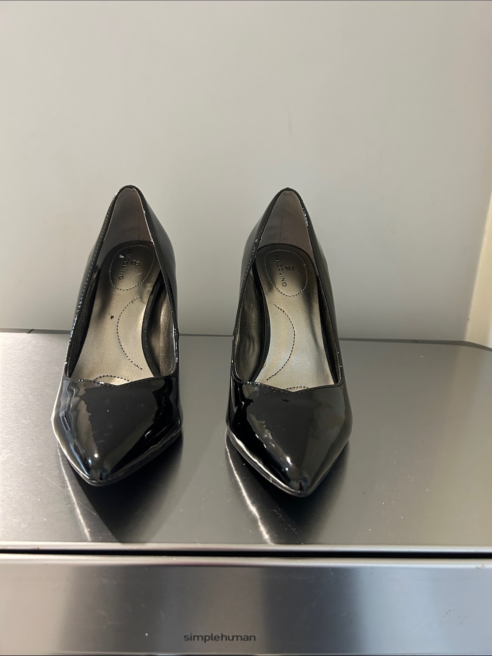 Bandolino Black Patent Pointed-Toe Pumps